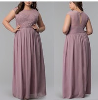 plus size chiffon bridesmaid dresses
